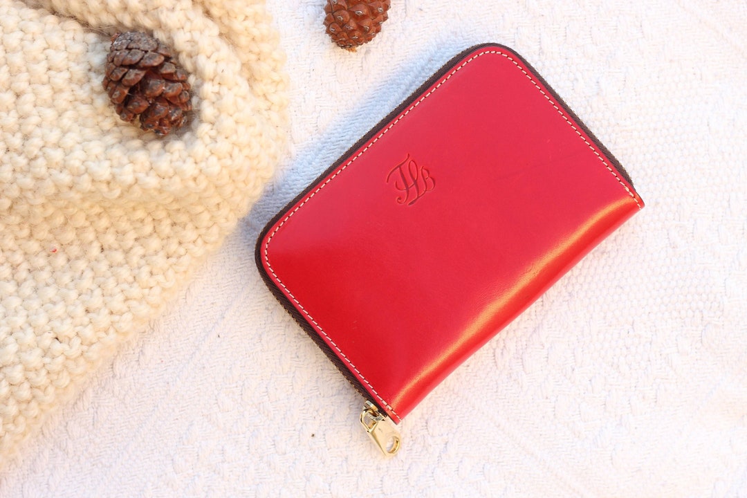 [JILLSTUART]25SS★RIBBON Logo Decorated Cowhide Half Wallet Designer fashion, Seoul-fully created | W Concept