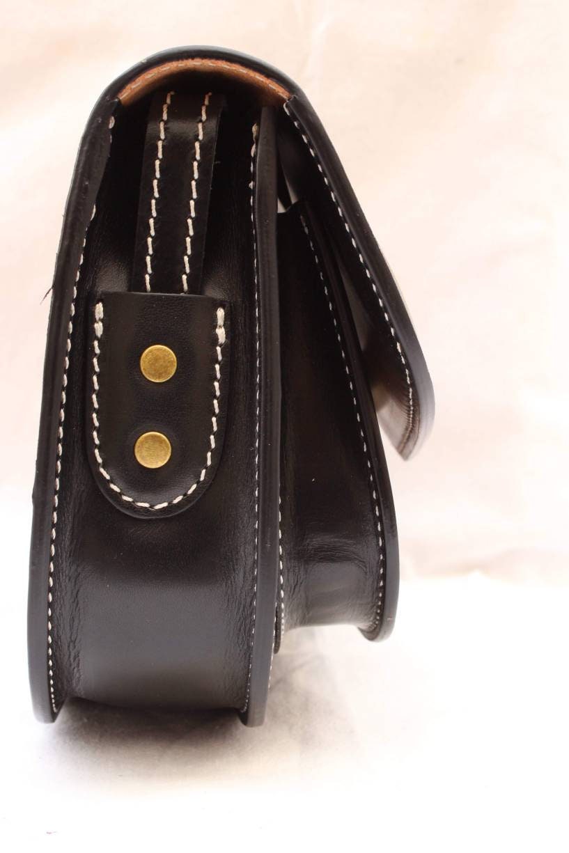 Small Tooled Crossbody Purse Spanish Handmade Leather Purse Etsy UK