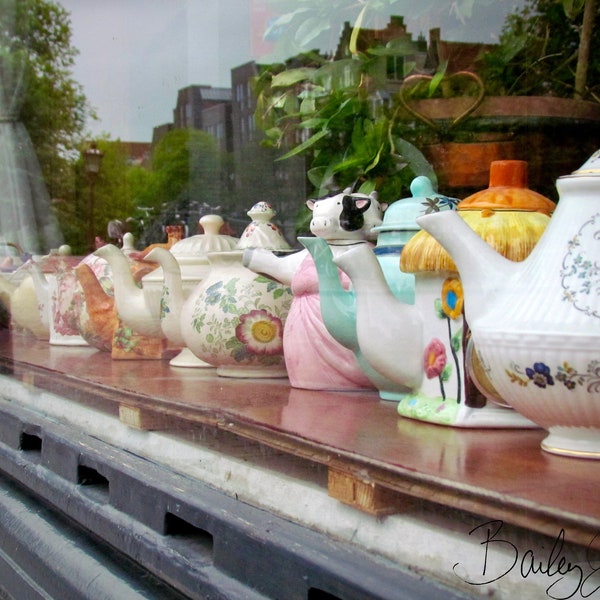 Digital Print Instant Download Teapots of Jordaan Amsterdam