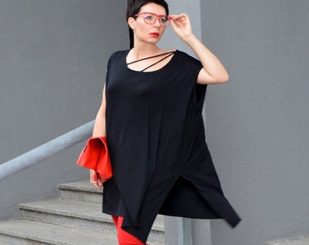 Tunic basic Black Oversize