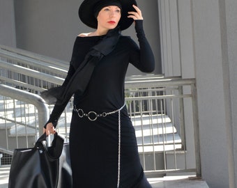 DRESS Black Maxi