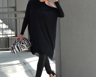 BLACK OVERSIZE TUNIC