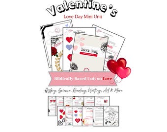 Walentynkowa jednostka dydaktyczna dla dzieci – oparta na Biblii