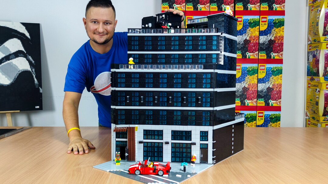 Commission Lego Warehouse Property Model Diorama of Storehouse Company