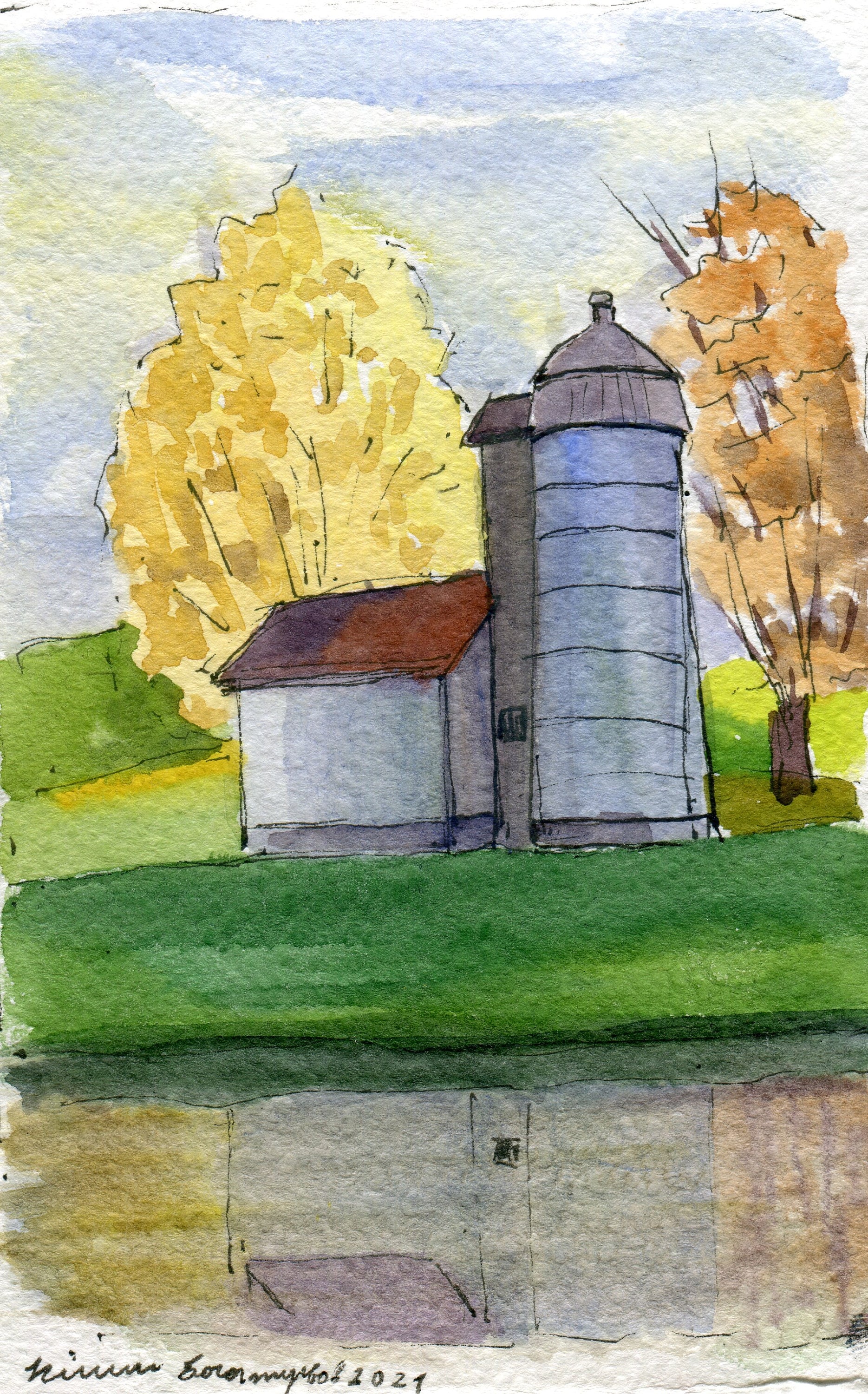 Locality Rural Drawing Rural Area Sketch