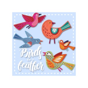 Birds of a Feather - Embroidery - embroidery