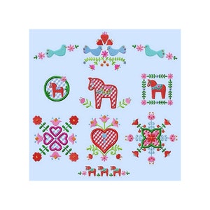 Swedish Tablecloth - Embroidery File - embroidery
