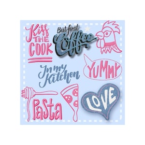 In my kitchen - Embroidery file - embroidery