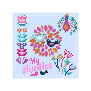 My Aunties - Embroidery - embroidery