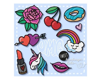 OMG sweet - Embroidery file - Embroidery pattern series - embroidery