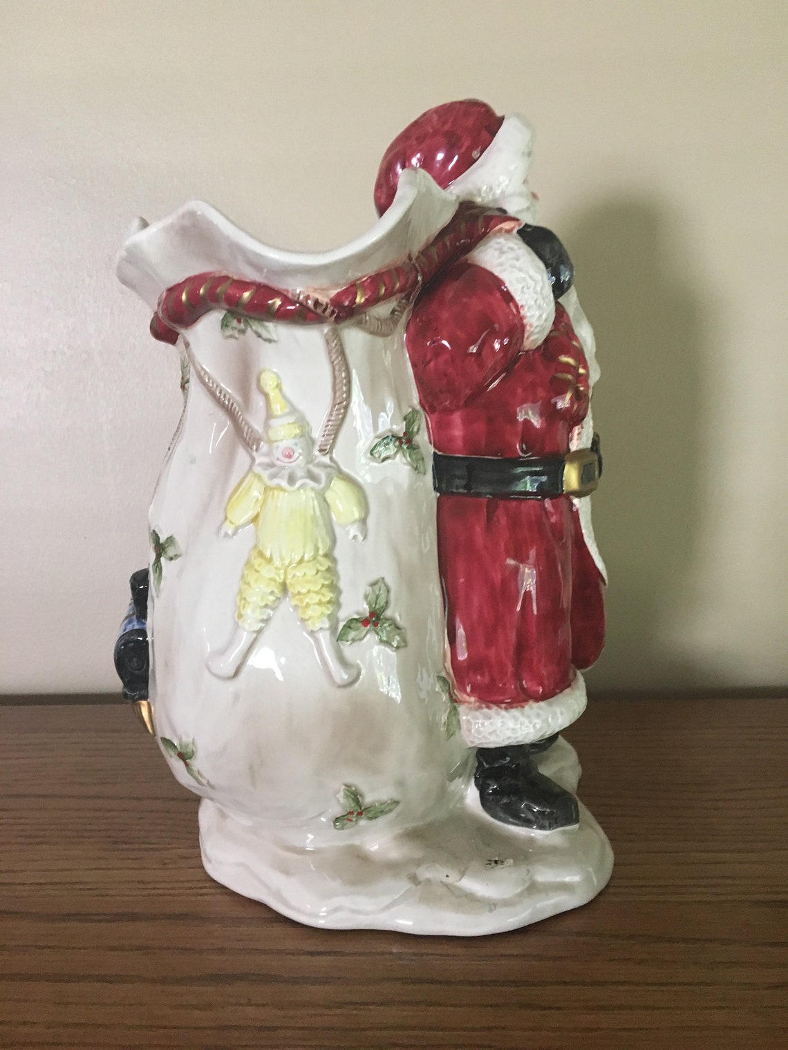 fitz and floyd santa on horse