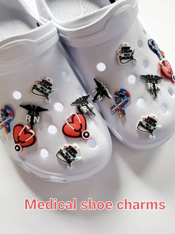 crocs charms nurse