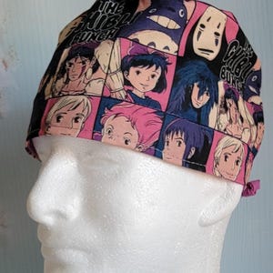 Anime Print Scrub Cap: Unisex Cotton Surgical Hat