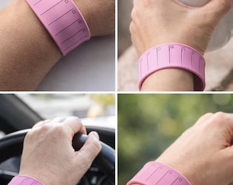 Erasable Silicone Memo Wristband: Nurse, Teacher, Student Notes with a ballpoint pen and eraser