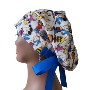 Euro Style Surgical Scrub Hat: Adjustable Toggle, Buttons - Made in USA