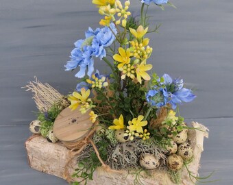 Spring Arrangement, Arrangement, Spring, Durable Arrangement "Eggs Over Eggs"