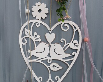 Window decoration, window decoration, window hanger "little bird in the heart"