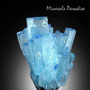 Sky Blue Aquamarine Crystals Cluster, Natural Aquamarine, Aquamarine Specimen, Aquamarine For Sale 160 gram