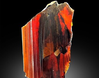 Red Brookite Crystal Specimen: Rare Mineral Stone from Pakistan (12.75 cts)