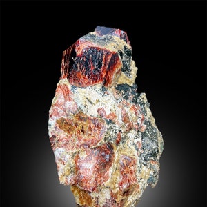Raw Red Zircon Crystals Specimen: Natural Gemstone, Pakistan (2238 g)