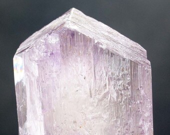 Pink Kunzite Crystal: Terminated Gemstone from Afghanistan (224 Gram)