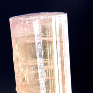 Bicolor Tourmaline Crystal: Raw Orange Stone from Afghanistan (22.15 cts)