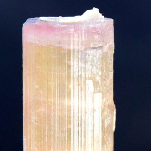 Pink Cap Tourmaline Crystal with Albite - Paprok Afghanistan