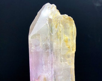 Natural Bicolor Kunzite Crystal, Kunzite Stone, Raw Mineral, Crysal Specimen, Kunzite Crystal from Afghanistan - 175 gram