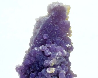 Purple Grape Agate Specimen, Natural Chalcedony Crystals, Indonesia (173g)