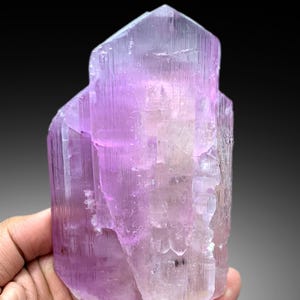Double Terminated Pink Kunzite Crystal from Afghanistan - 719 gram
