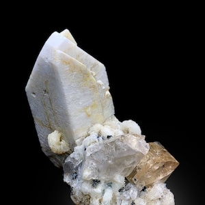 Natural Topaz Crystals With Schorl Quartz Albite and Feldspar Mineral Specimen From SKardu Pakistan - 1127 gram