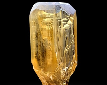 Golden Topaz Crystal Specimen: 48 Gram Rough Gemstone From Skardu