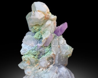 Natural Pink Kunzite Crystals with Rare Pollucite, Tourmalines and Quartz, Museum Grade Kunzite Specimen - 6.4 Kg