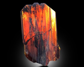 Cristal de brookita de color rojo natural, brookita rara, piedra de brookita, mineral raro, espécimen de cristal, brookita a la venta - 16,50 cts