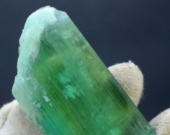 Green Kunzite Crystal, Hiddenite Kunzite, Kunzite Gemstone, Kunzite Stone, Raw Kunzite, Healing Crystal, Kunzite For Sale - 83 gram