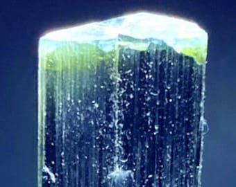Green Cap Tourmaline Crystal with Albite - Astak Nala Pakistan