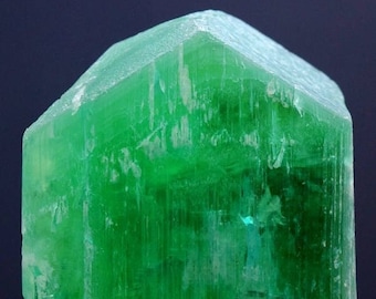 Green Kunzite Crystal: Terminated Hiddenite from Afghanistan (180 gram)