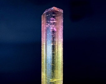 Natural Terminated Bicolor Tourmaline Crystal From Paproke Afghanistan - 12.30 cts