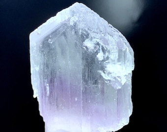 Bicolor Kunzit Kristall: Natürlicher Pink Spodumen, Afghanistan