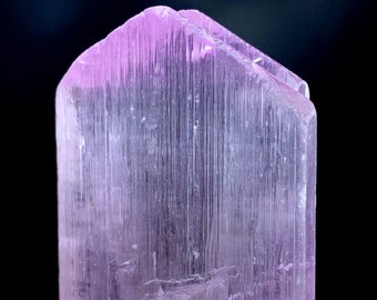 Raw Pink Kunzite Crystal: Natural Afghanistan Gemstone (221.10 cts)