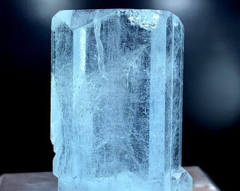 Espécime de cristal água-marinha terminado, Chumar Bakhoor Paquistão