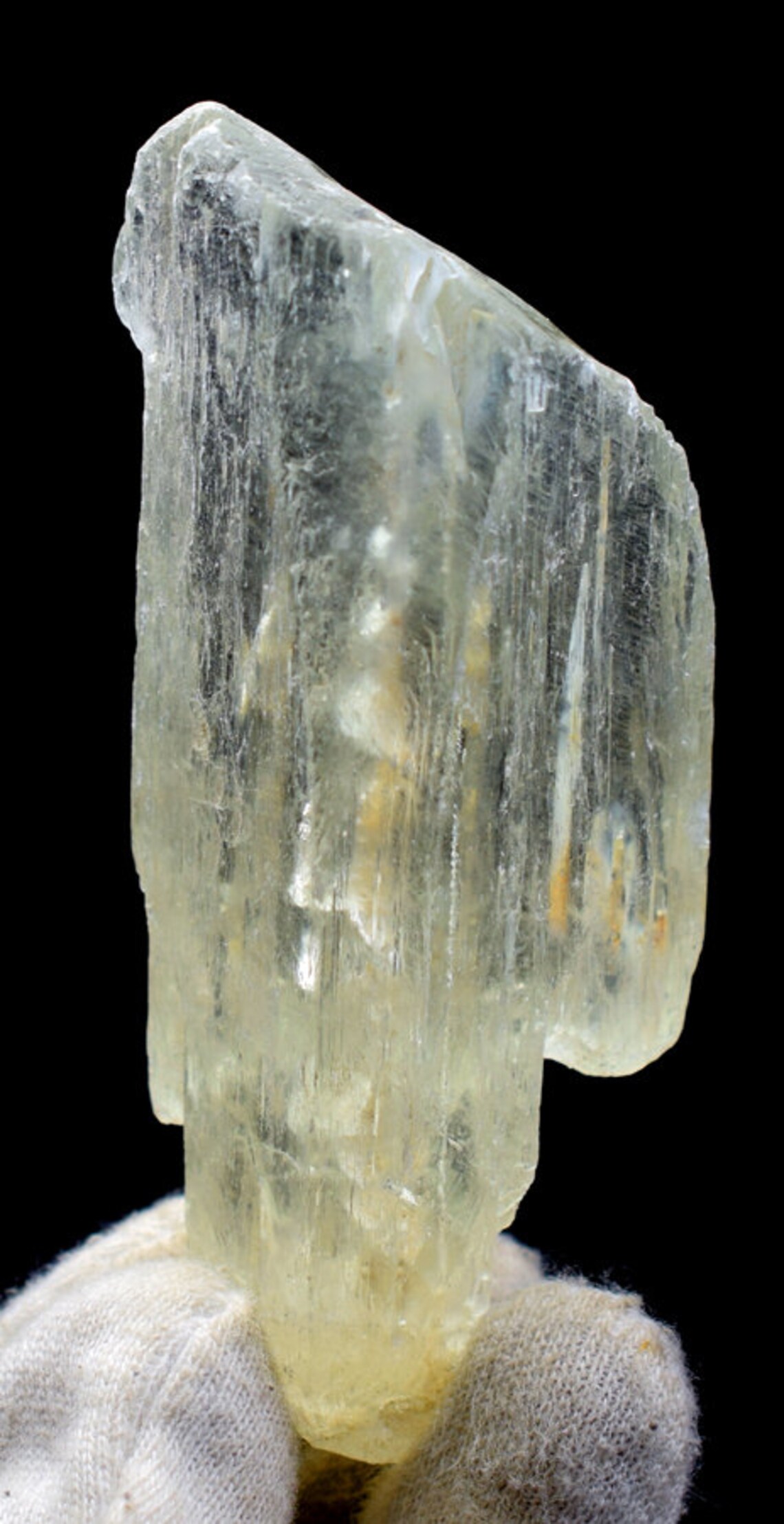 Yellow Kunzite Crystal Triphane Kunzite Natural Crystal From Etsy