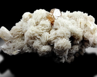 Cristal de topacio natural con Schorl, topacio jerez, piedra de topacio, topacio en bruto, mineral fino, espécimen de mineral de topacio de Skardu, Pakistán, 478 g