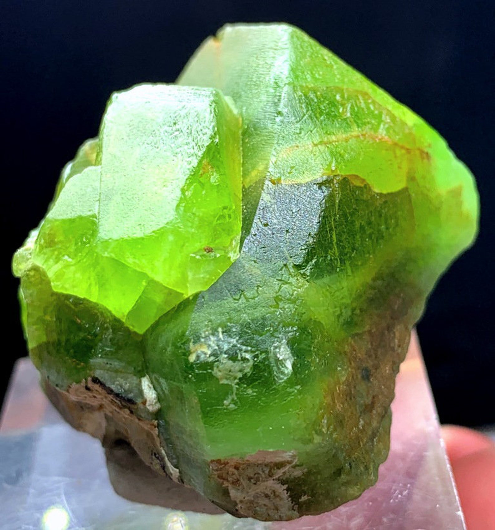 Peridot Crystal Olivine Peridot Crystals Specimen from Sapat Etsy