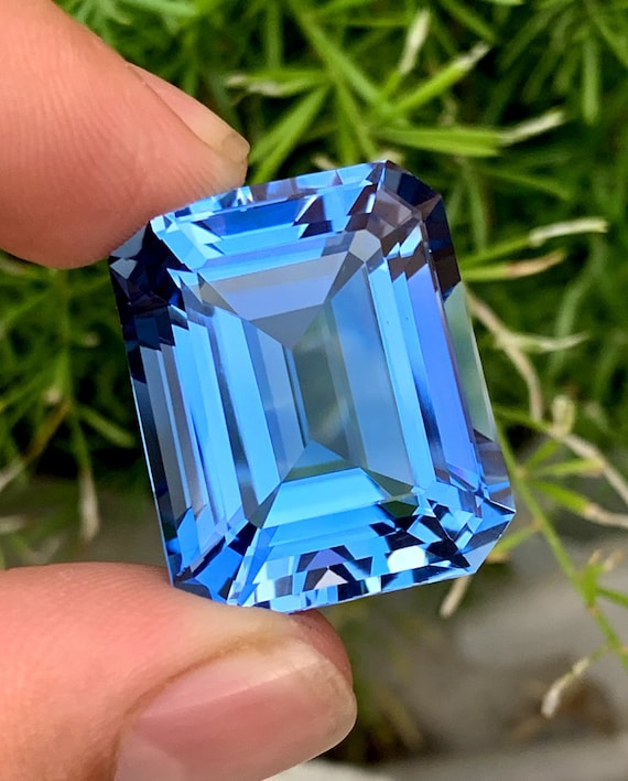 Ciondolo In Argento 925 Con Acquamarina Santa Maria Naturale 16 CT - Mahakgems India