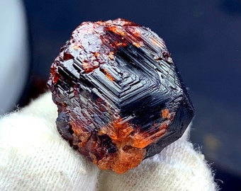 チョコレートカルサイト研磨球、レイキミネラル装飾（314グラム