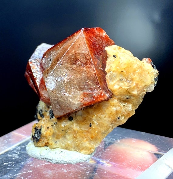 天然石　赤石 172G Natural Polished Red Sardonyx Agate Quartz Crystal