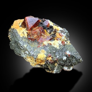 Red Zircon Specimen | Red Zircon Crystals | Ziron Stone | Red Zirconia | Zircon Gemstone | Raw Gemstone | Mineral Specimen | 224 g