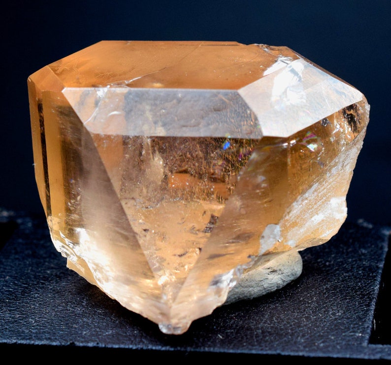 Topas Kristall , Natürliches Topas Exemplar , Sherry Topaz aus Skardu Pakistan 66 Gramm , 403425 mm Bild 3