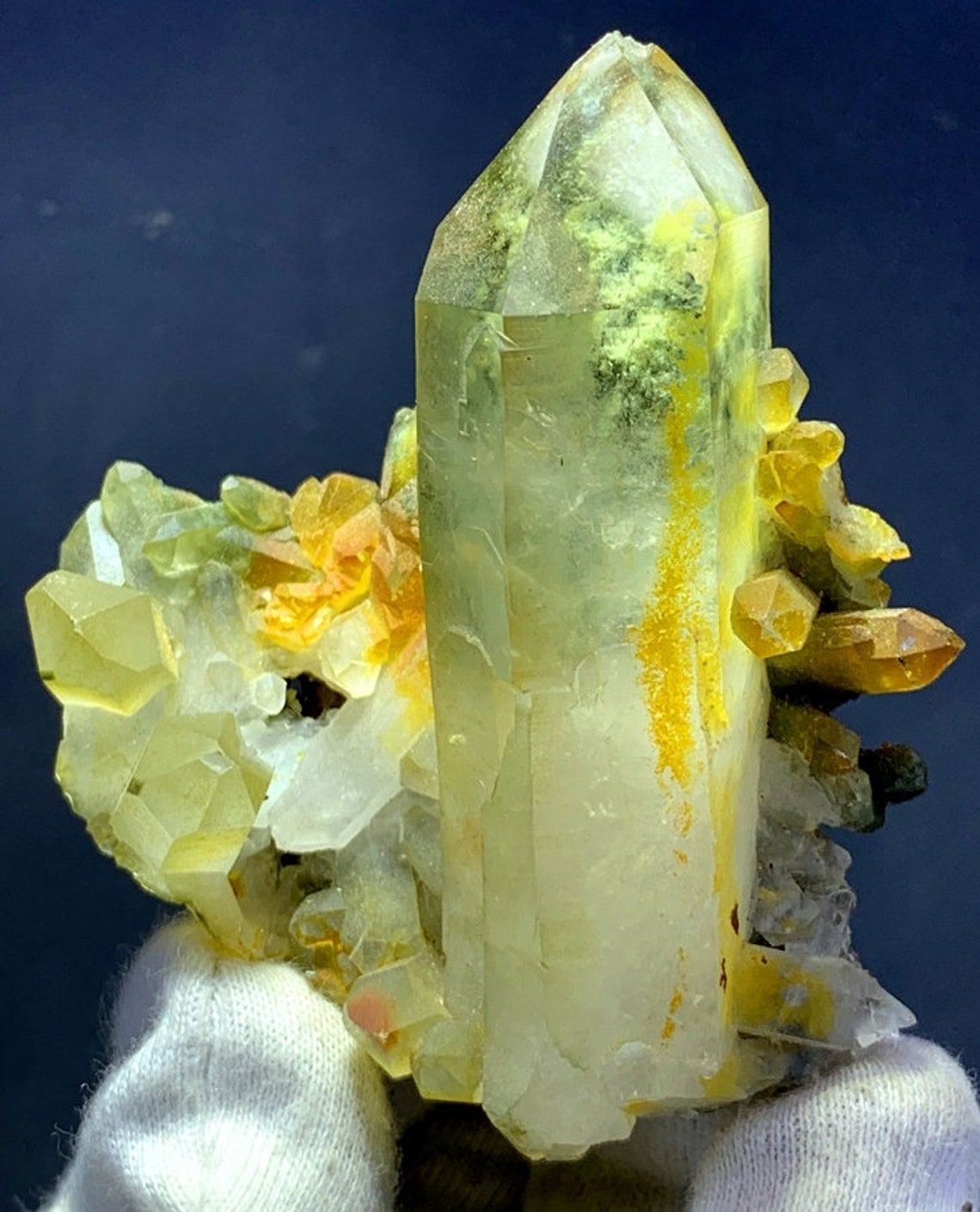 Green Chlorine Quartz Crystals Specimen from Pakistan 125 Etsy